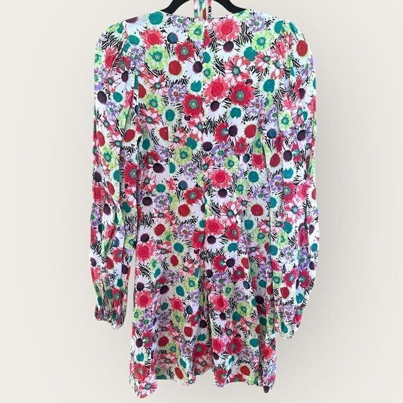 AFRM Caprice Mini Dress in Summer Daisy Bouquet Sz XS - Picture 4 of 9